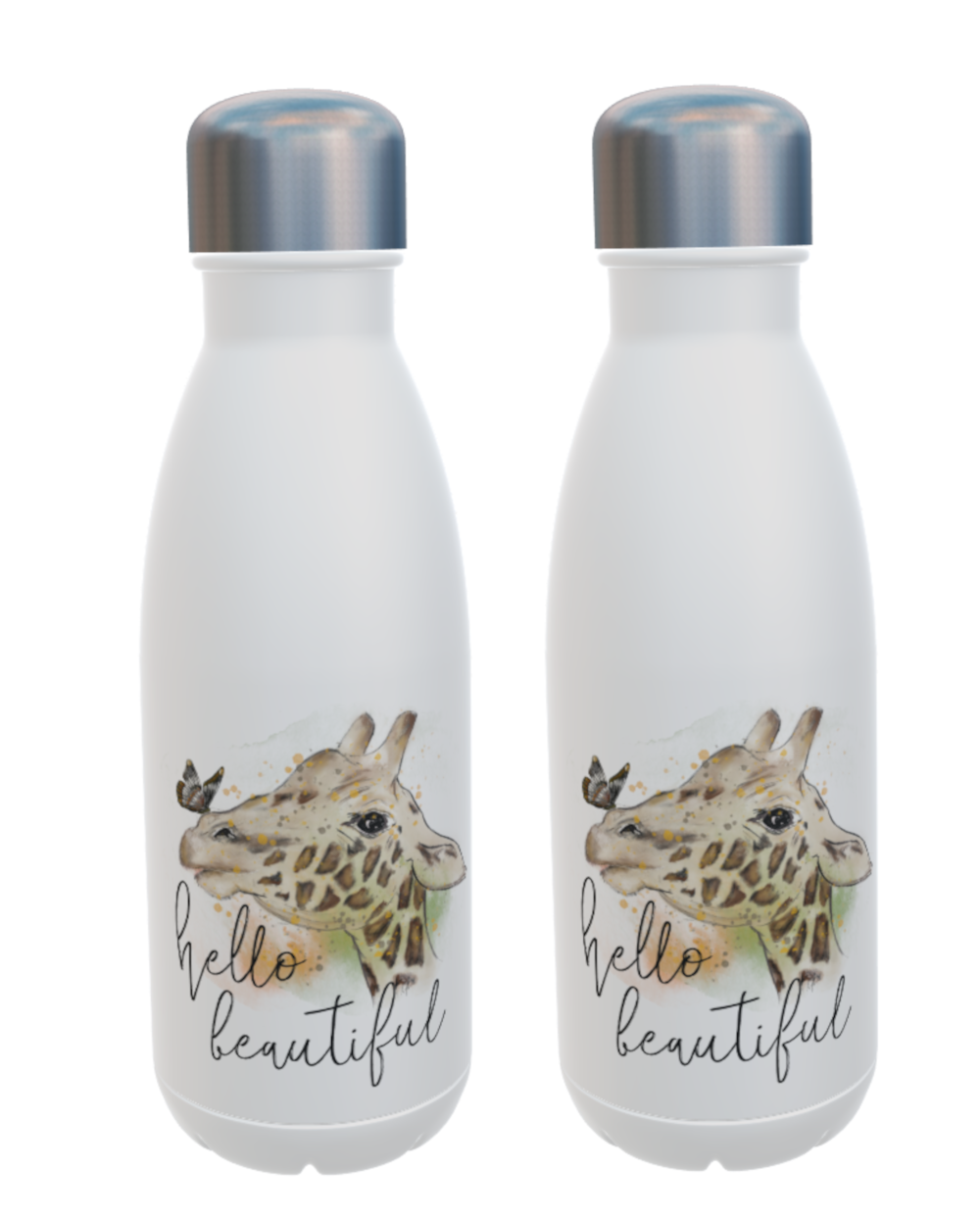 Giraffe Insulated Drinks Bottle - Hello Beautiful